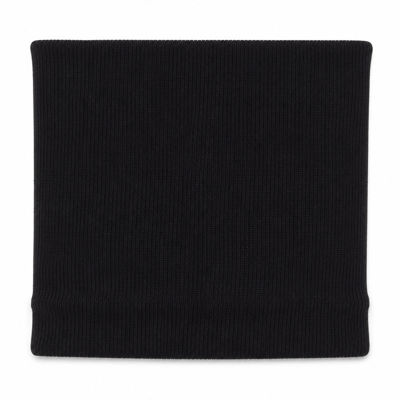 Neck Scarf — Black 19×22cm